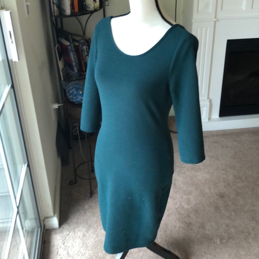 Dark green dress